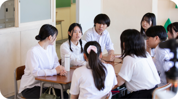 写真：映像作品『転校生が来た』のワンシーン